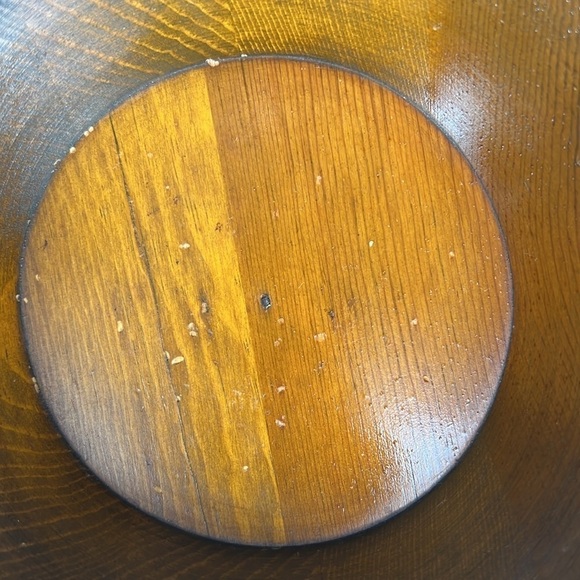 Vintage MCM Wooden Compote - Picture 4 of 7